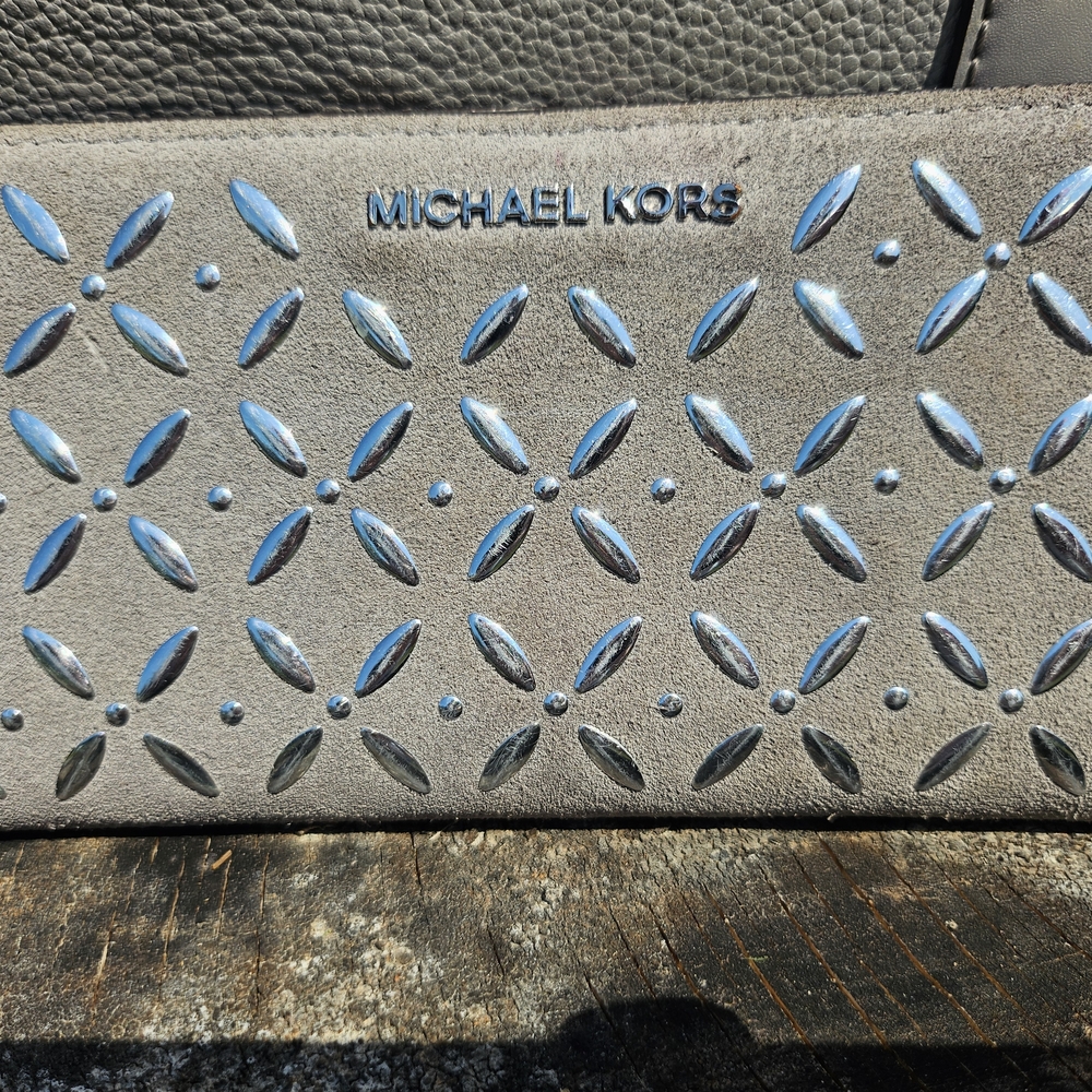 Michael Kors Gray Studded Men's Wallet